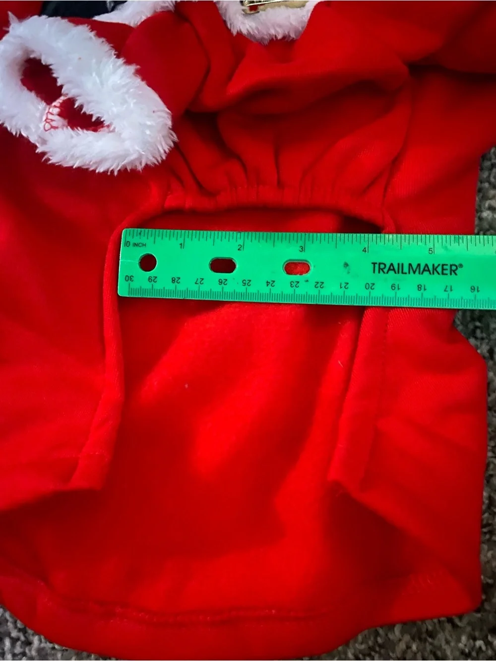 Pet Christmas costume puppy - Santa clause